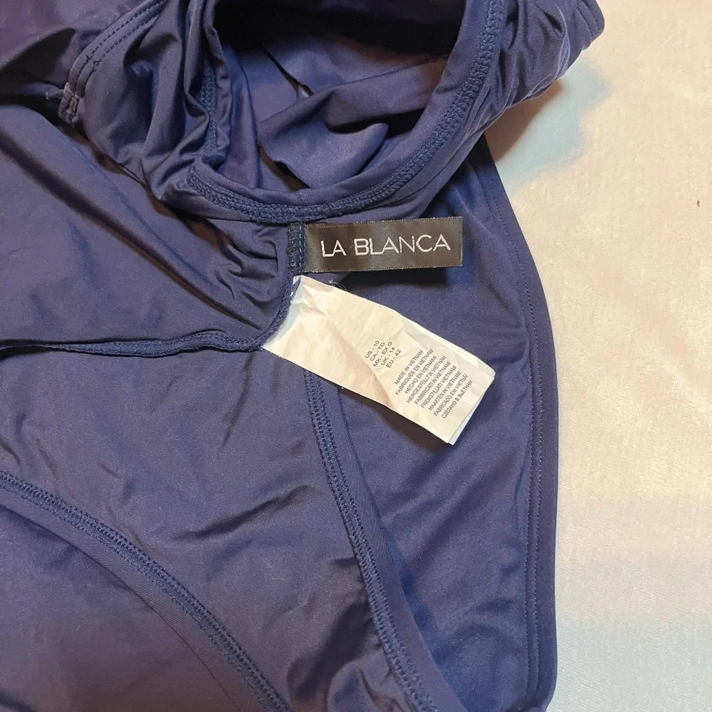 La Blanca Deep Blue Swimsuit - Picture 4 of 5